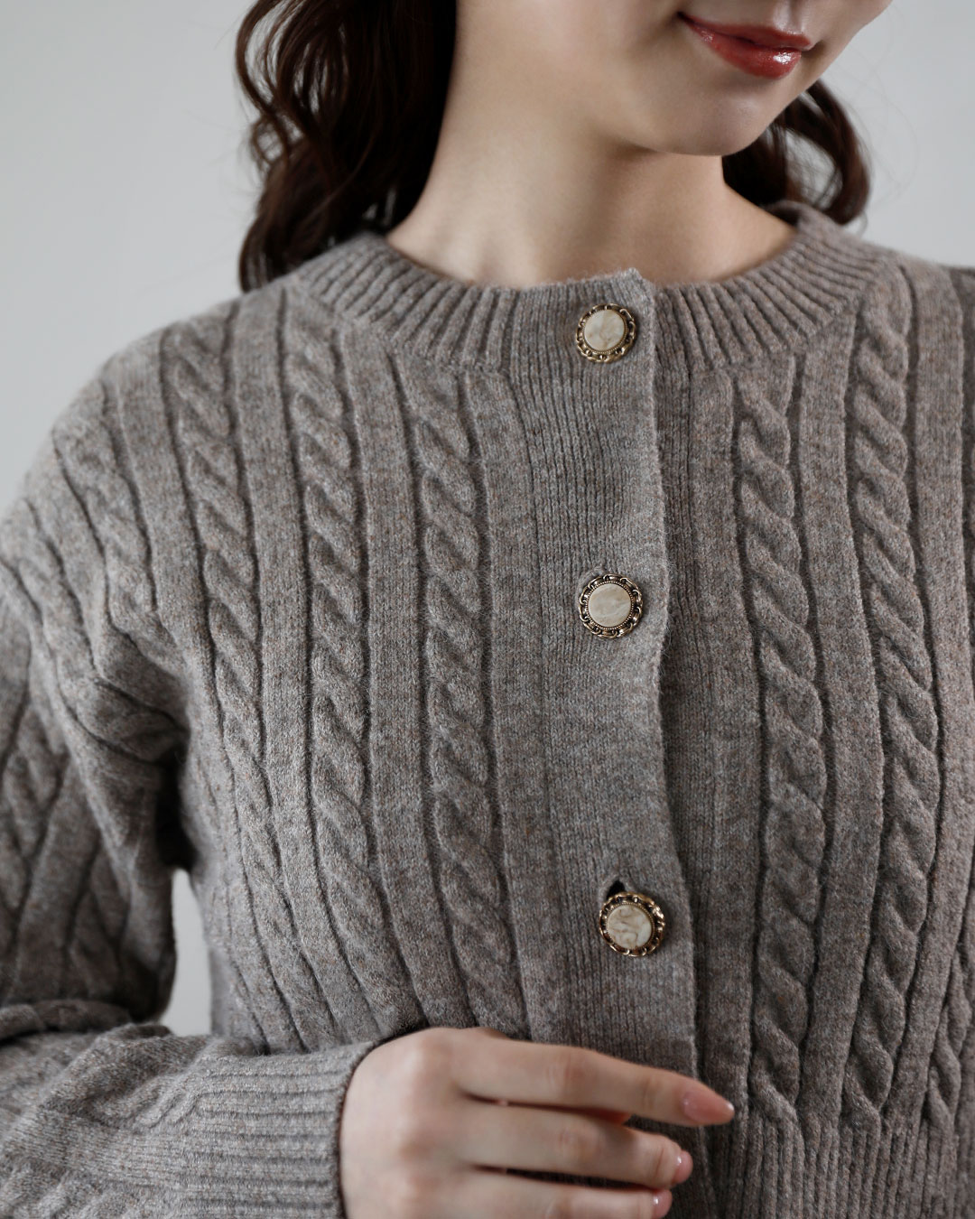 カーディガン　きれいめ