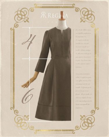 フィット&フレアワンピースの黄金比率